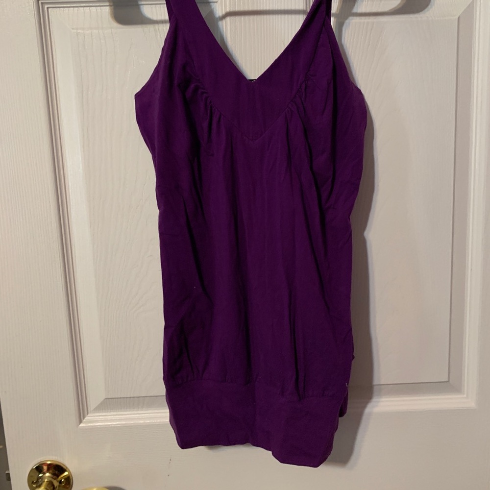Purple tank top large